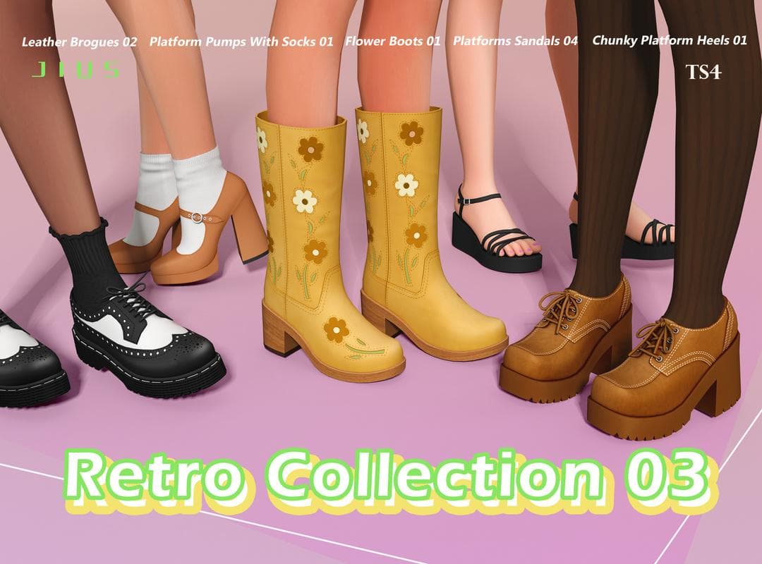 Скриншот мода Коллекция обуви Retro Collection 03